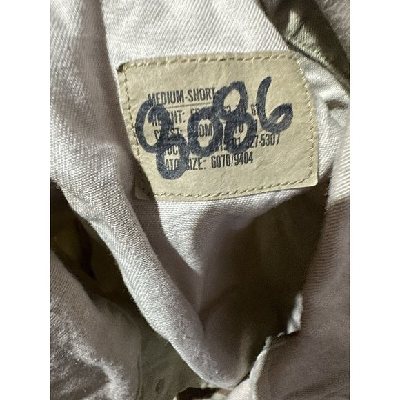 VTG U.S. Navy Combat Desert Camouflage BDU Coat Jacket Size Med Short NAMED 1991 - Picture 6 of 6